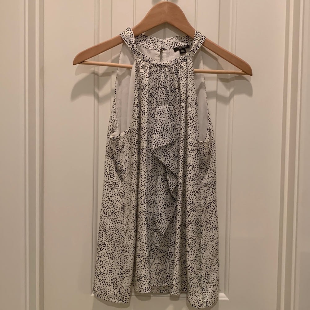 Ann Taylor sleeveless silk blouse